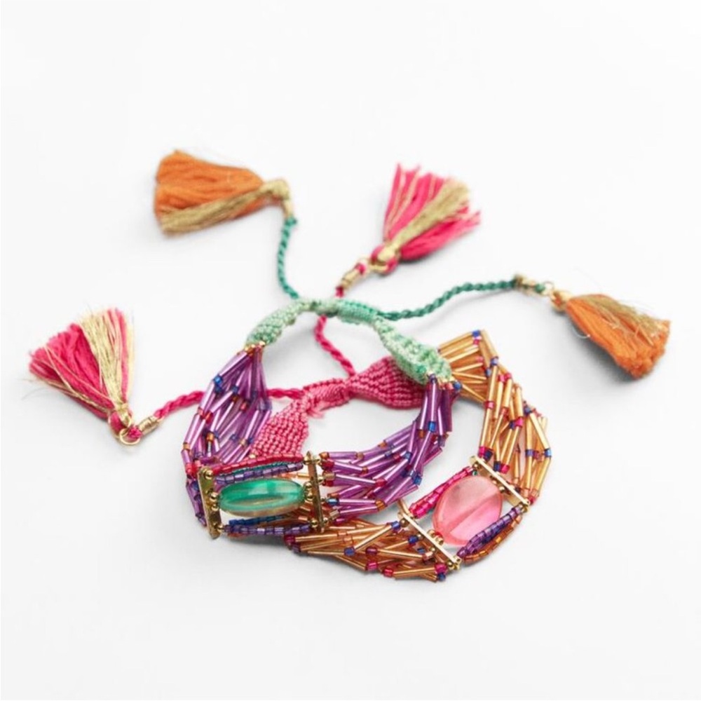 ZARA Beaded Bracelets, Set of 2